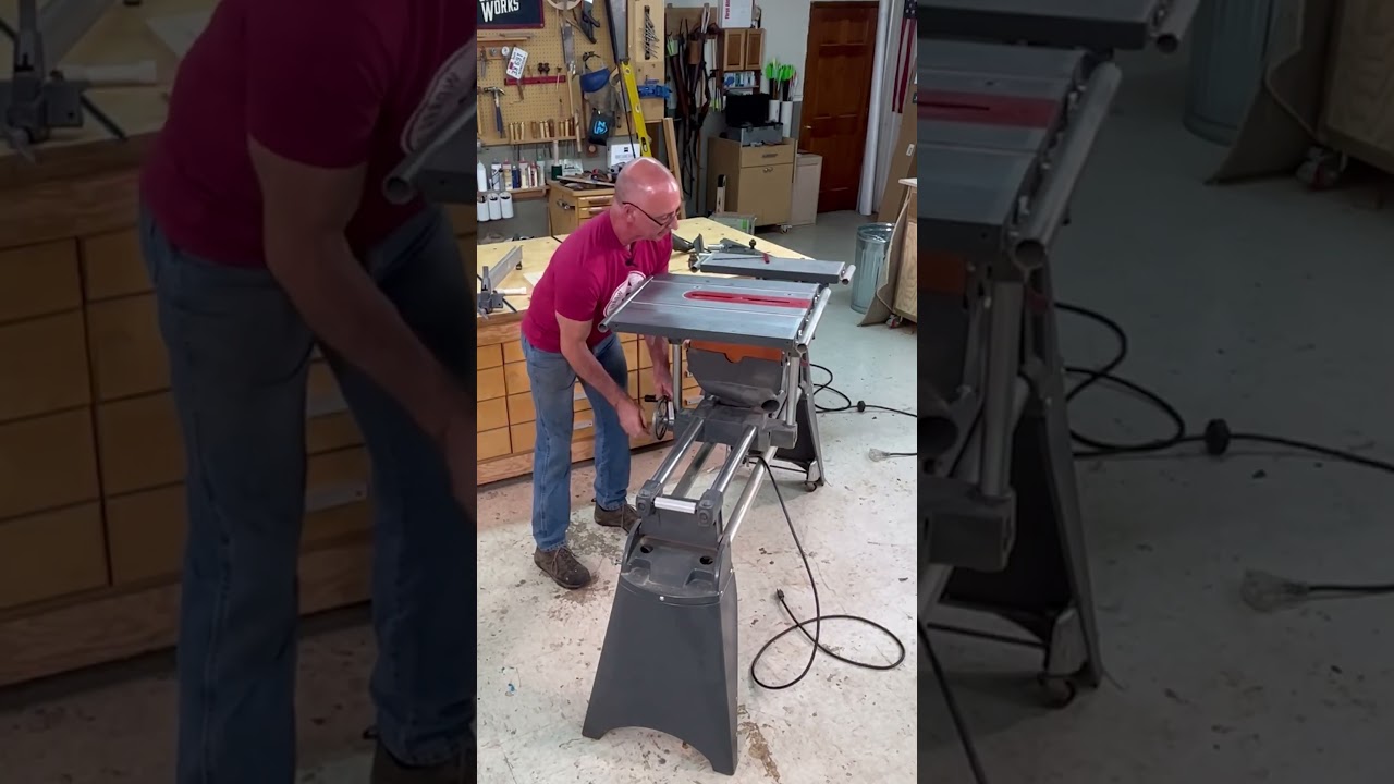 Want to see what&rsquo;s involved in the changeover on a Shopsmith Mark V? Here you go! #shopsmith #short