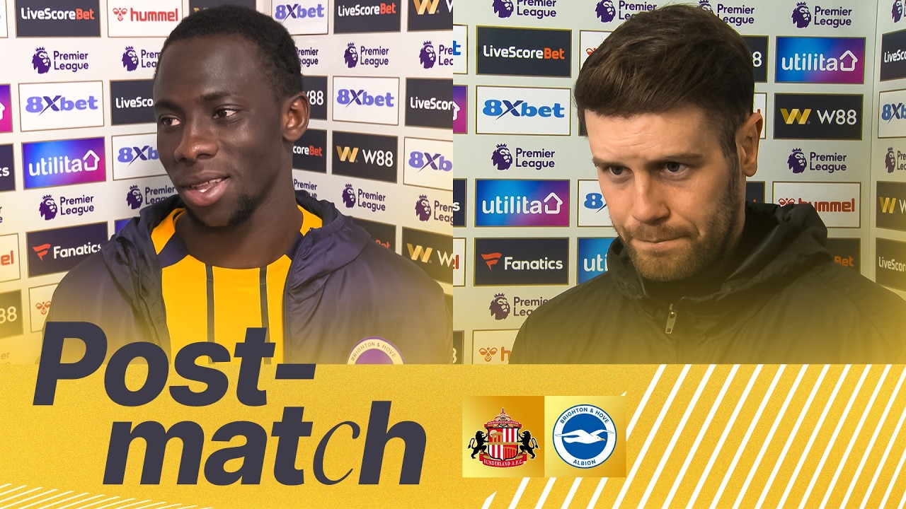 POST-MATCH | Hurzeler and Minteh | Sunderland v Brighton