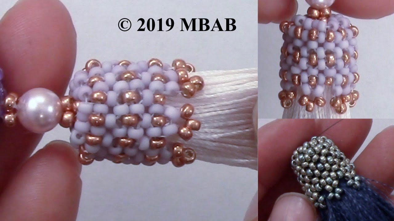 Tassel Tower Beaded Cap Handmade by Mariel