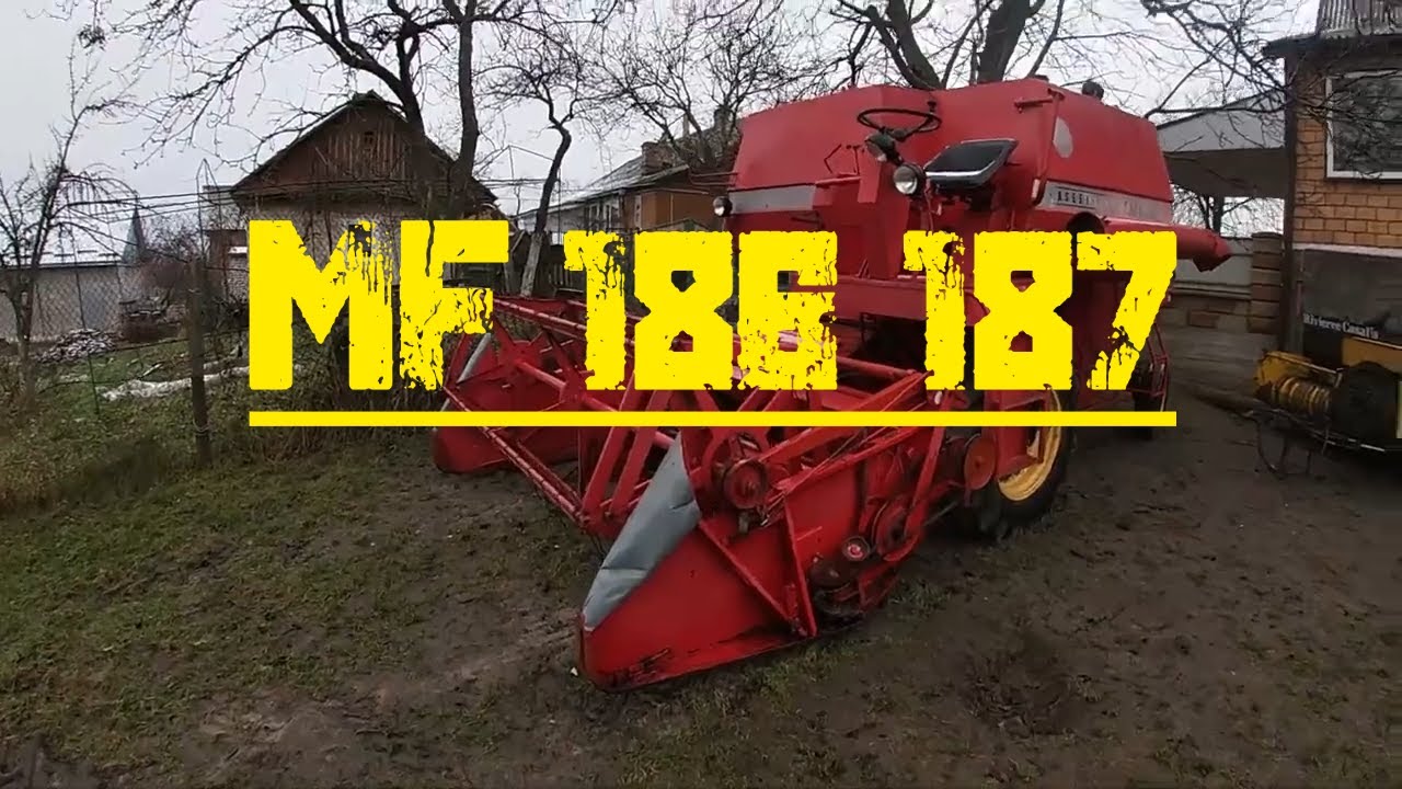 Комбайн Массей Фергюсон 186 | Евакуатор Мерседес Атего 1223 | Перше відео для каналу