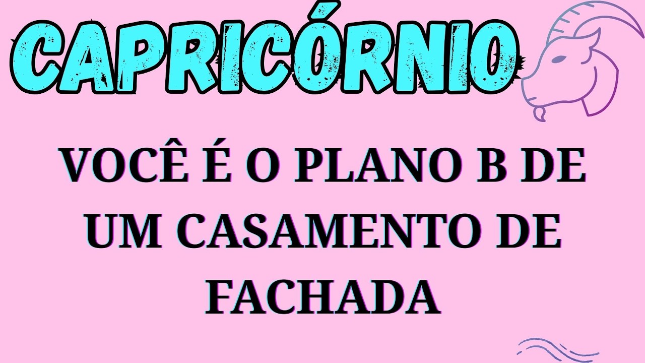 ♑ Capricórnio: Ele não vai se divorciar por conforto 💍💰