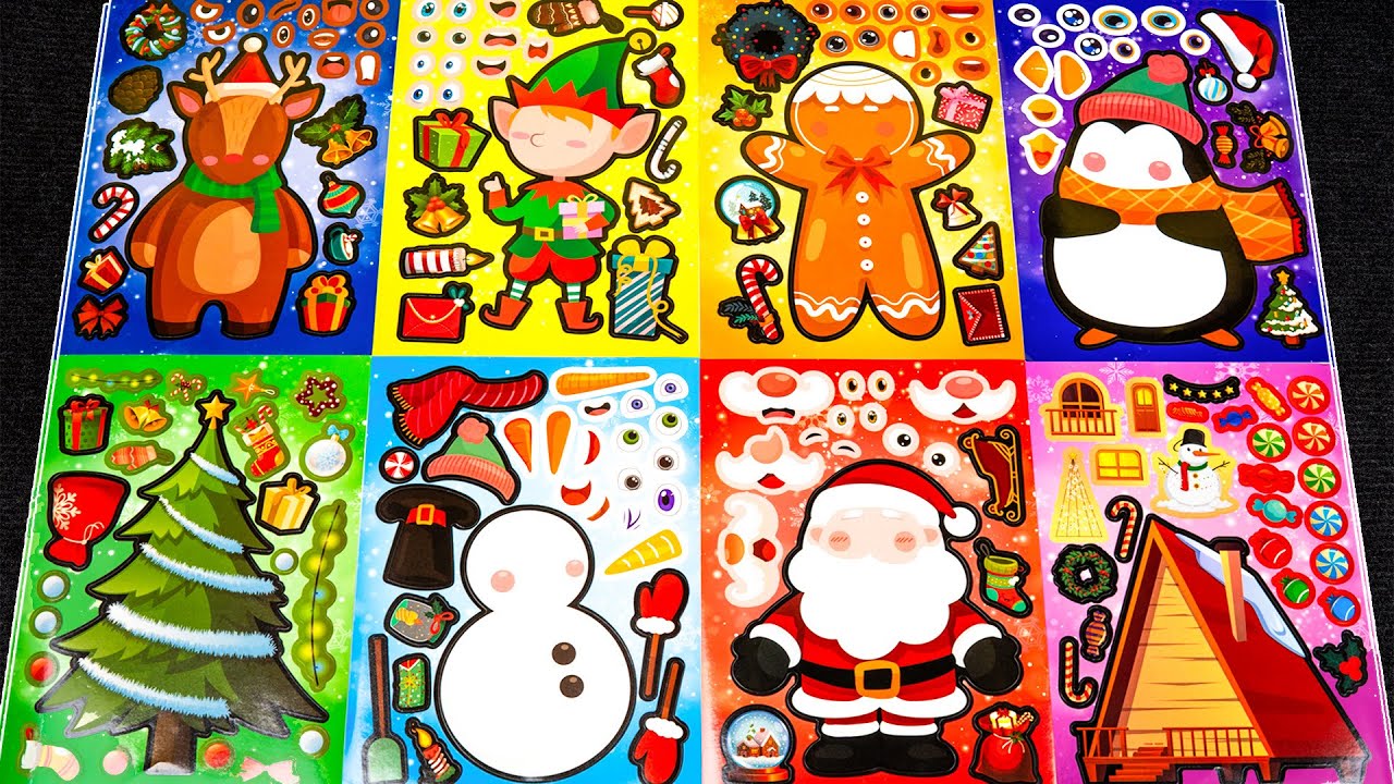 🎥Now Showing! 5-Minute CHRISTMAS STICKER BOOK MAKEOVER Ideas to WOW Your Friends! | DIY Paper Craft