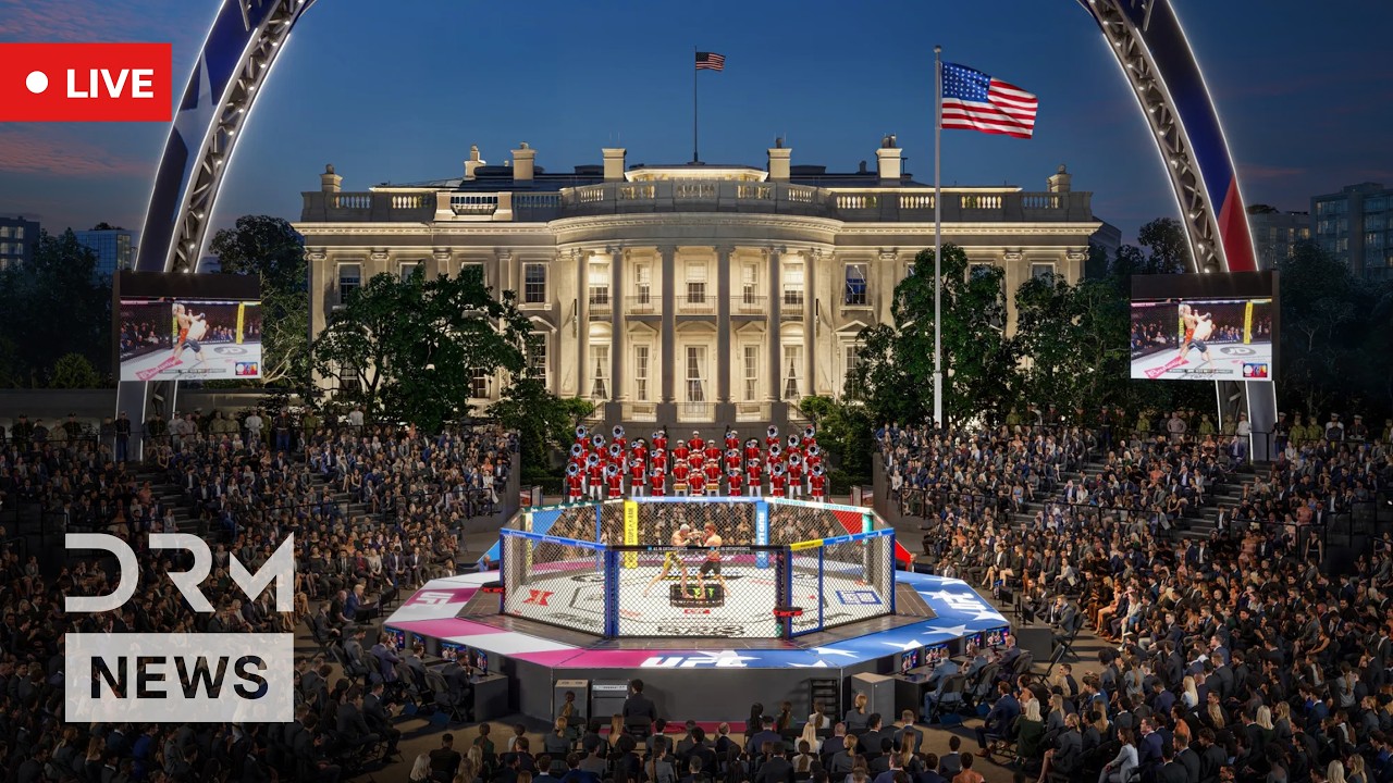 LIVE: Historic UFC White House Weigh-In Draws Massive Crowd in Washington | AD15