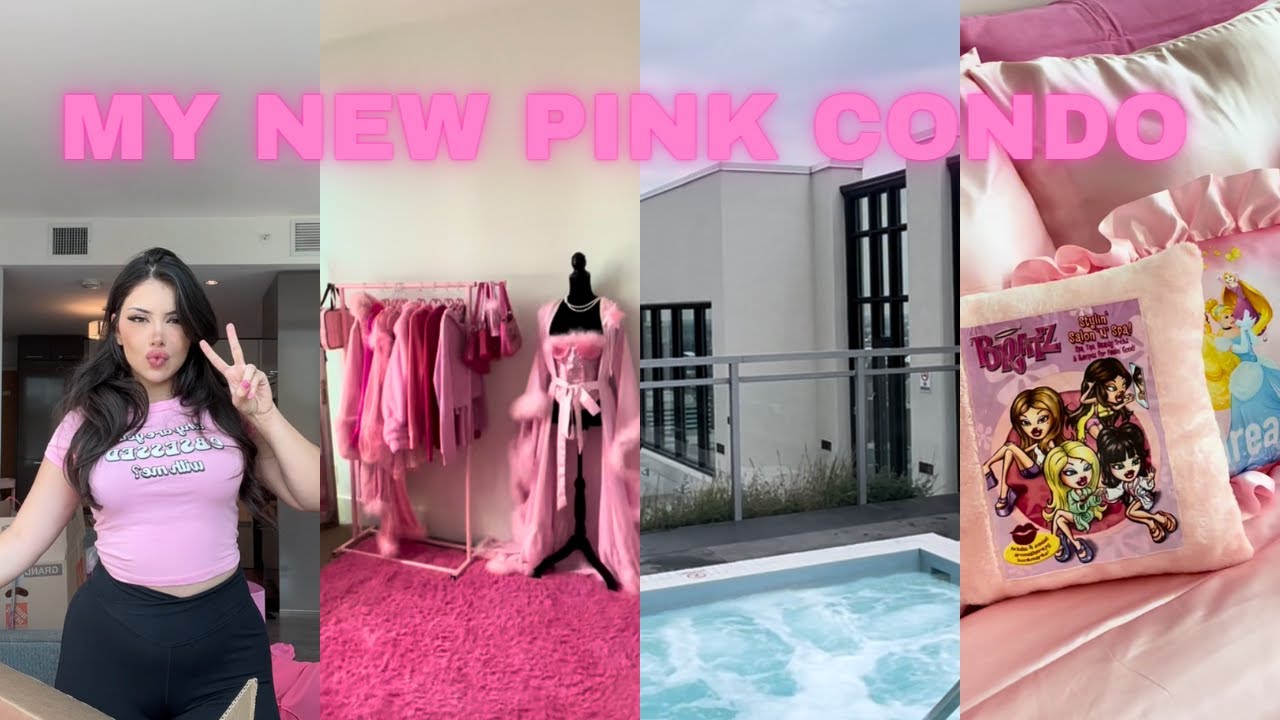 MOVING INTO MY NEW APARTMENT (pink everything, everywhere)