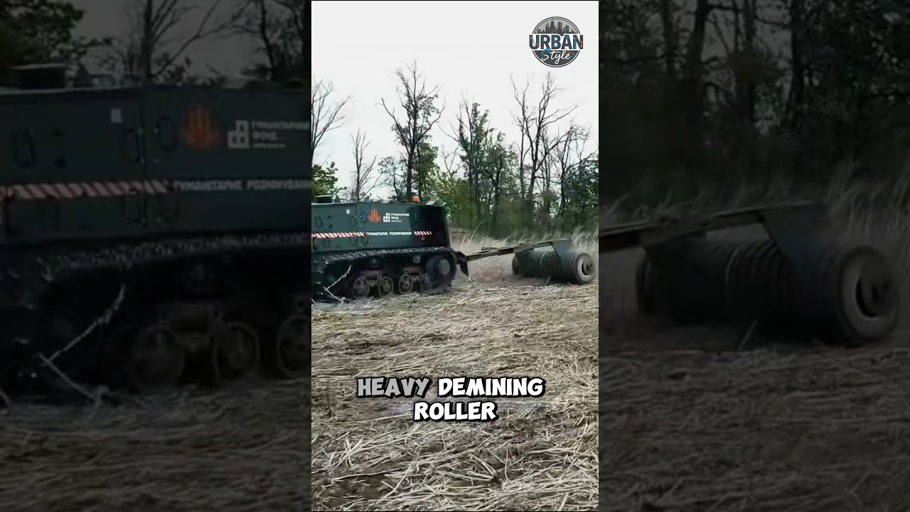 Ukraine Built a Machine That Crushes Landmines Like Nothing ‼️