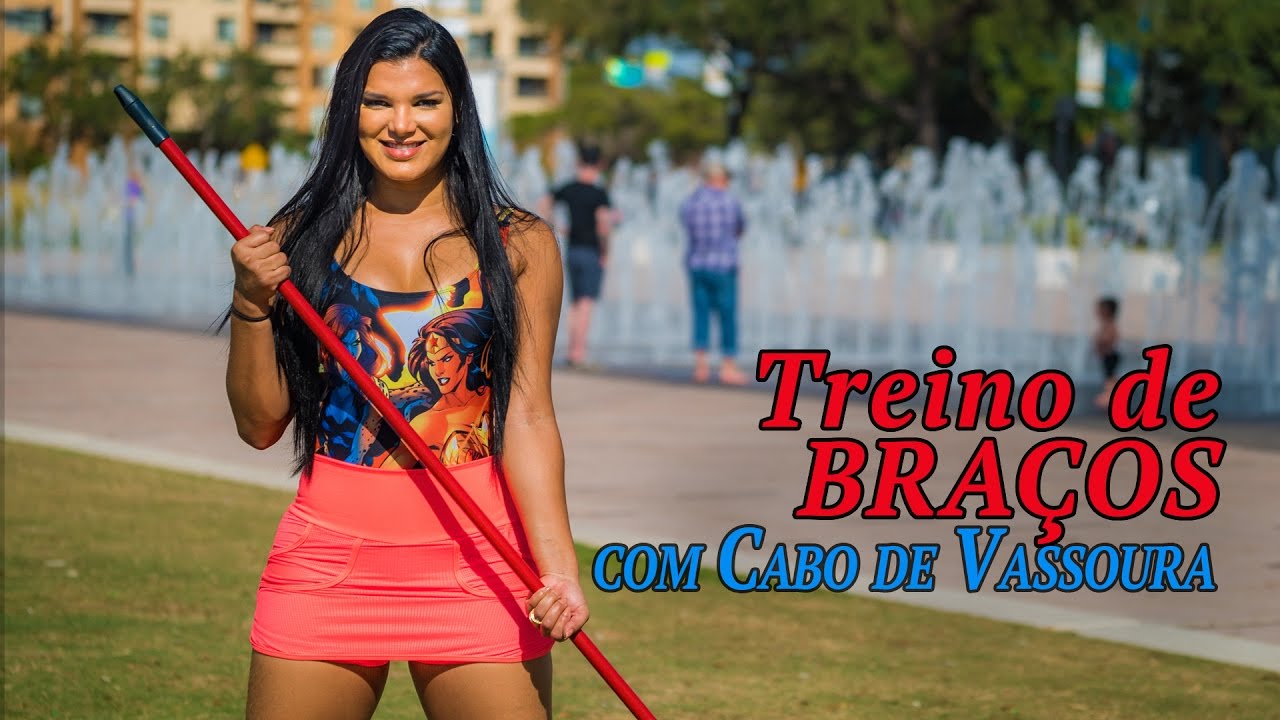 Treino de Braços com Cabo de Vassoura  #115