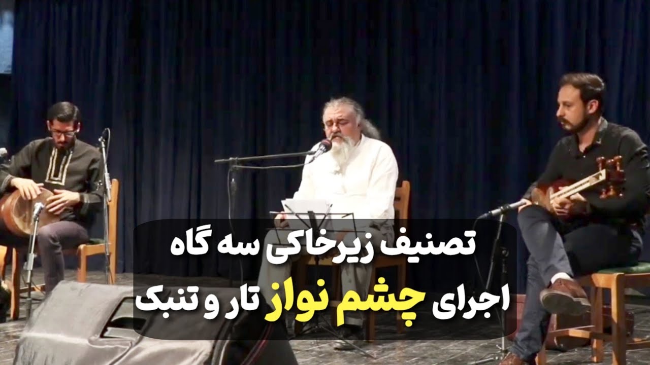 تصنیف زیرخاکی سه گاه ، اجرای چشم نواز تار و تنبک 😍