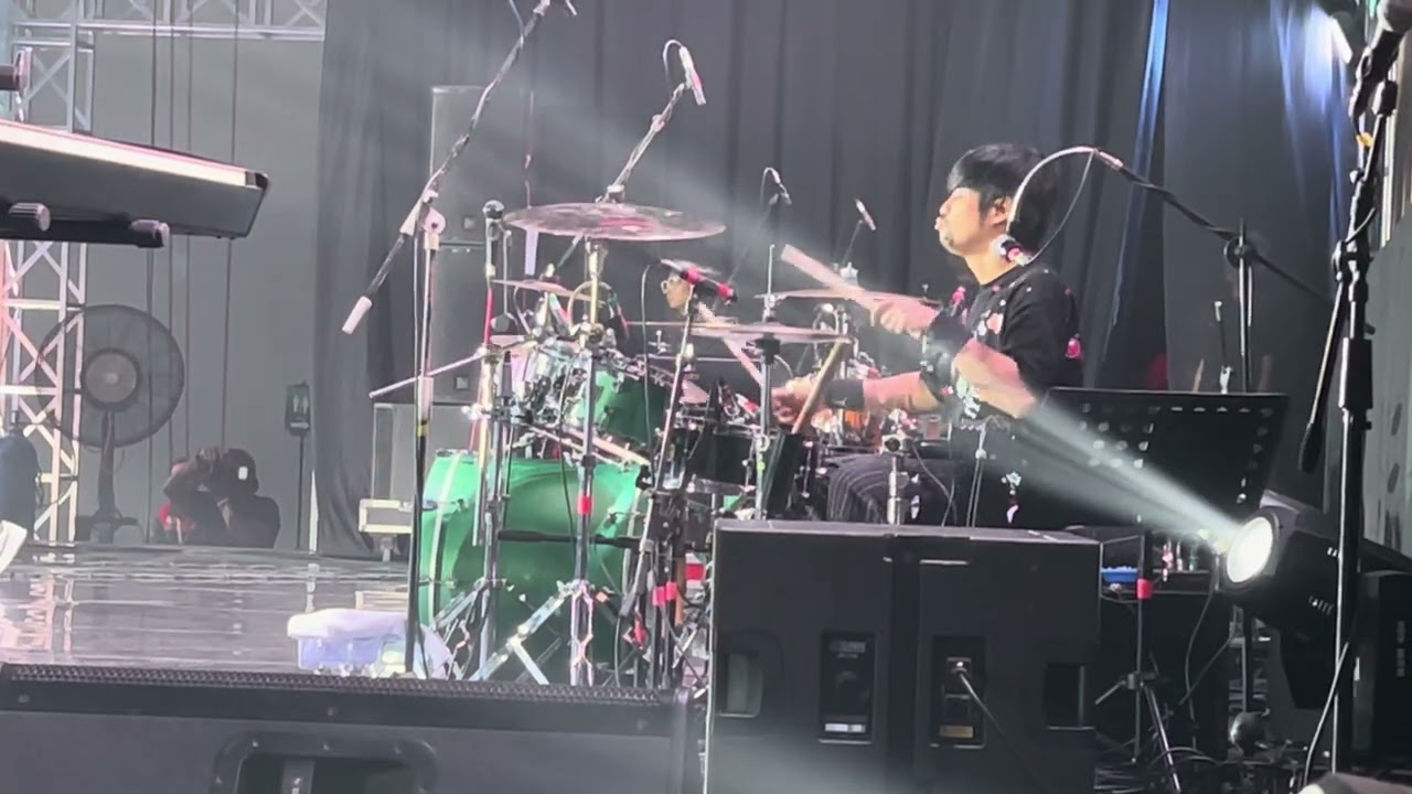 ANDAI - GIGI Band Gusti Hendy performance Drumcam snare cymbal Canopus fyp #snaredrumfreakz rock pop