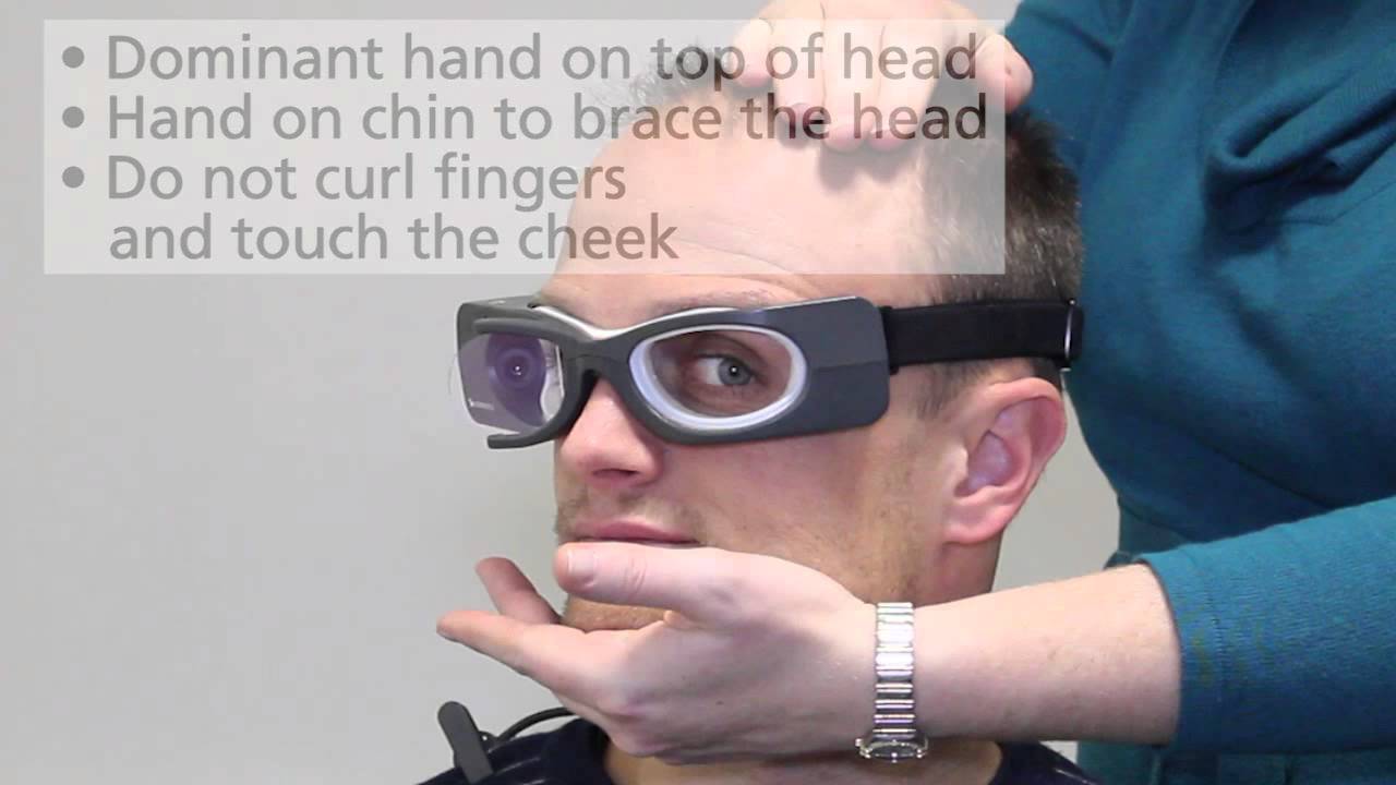 ICS Impulse vhit - Performing LARP RALP Head Impulses