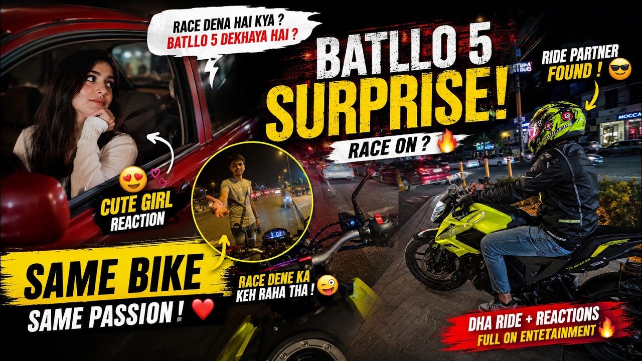 Batllo 200 Surprise Reveal | Dha ki Ride & Public Reactions | Motovlog Karachi
