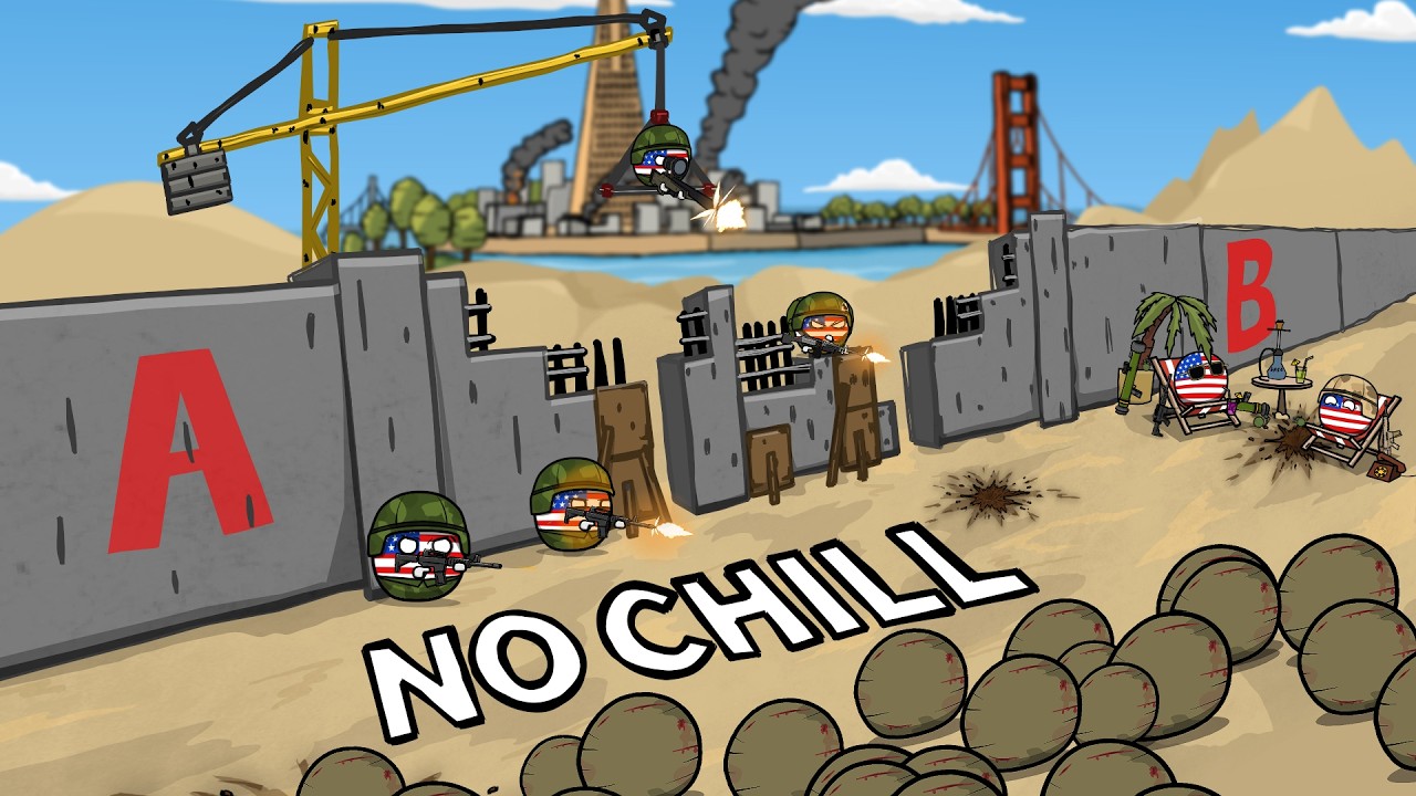 California's zombie problem gets WORSE | Countryballs Animation