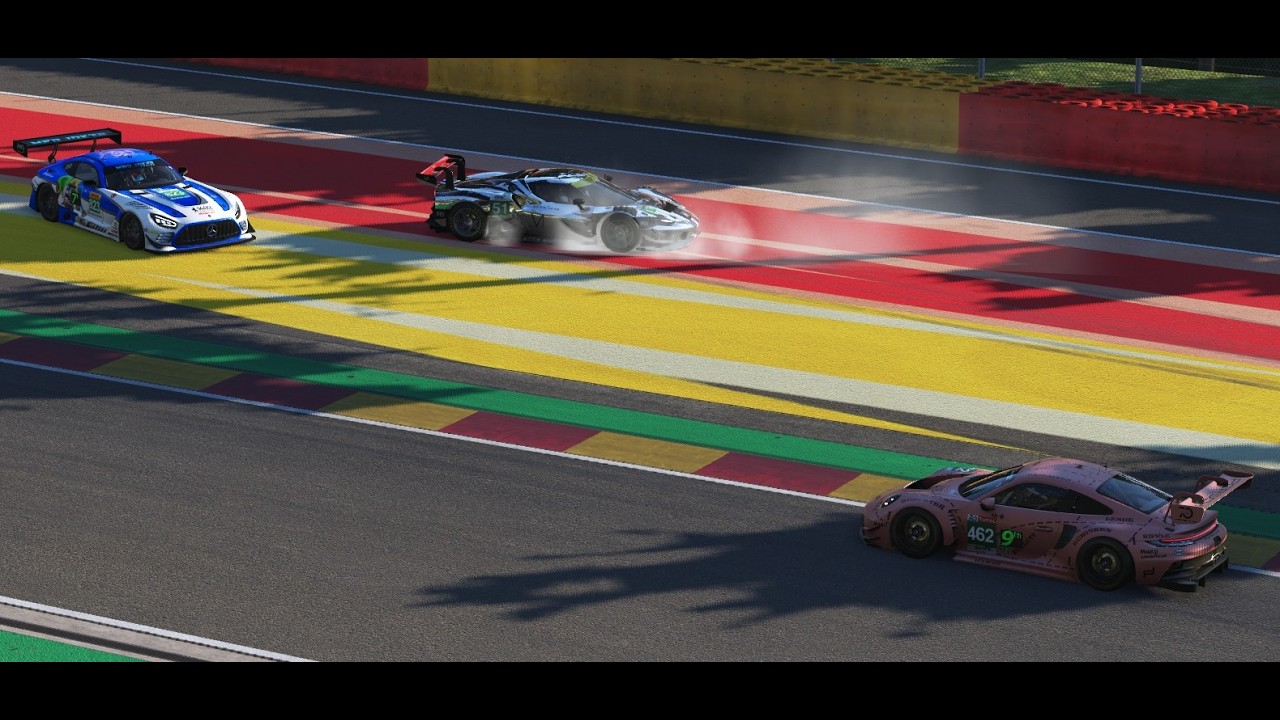 13/02/2026 LMU eSeniors S22 R3 Spa Championnat Multiclasses Porsche 911 GT3R LMGT3