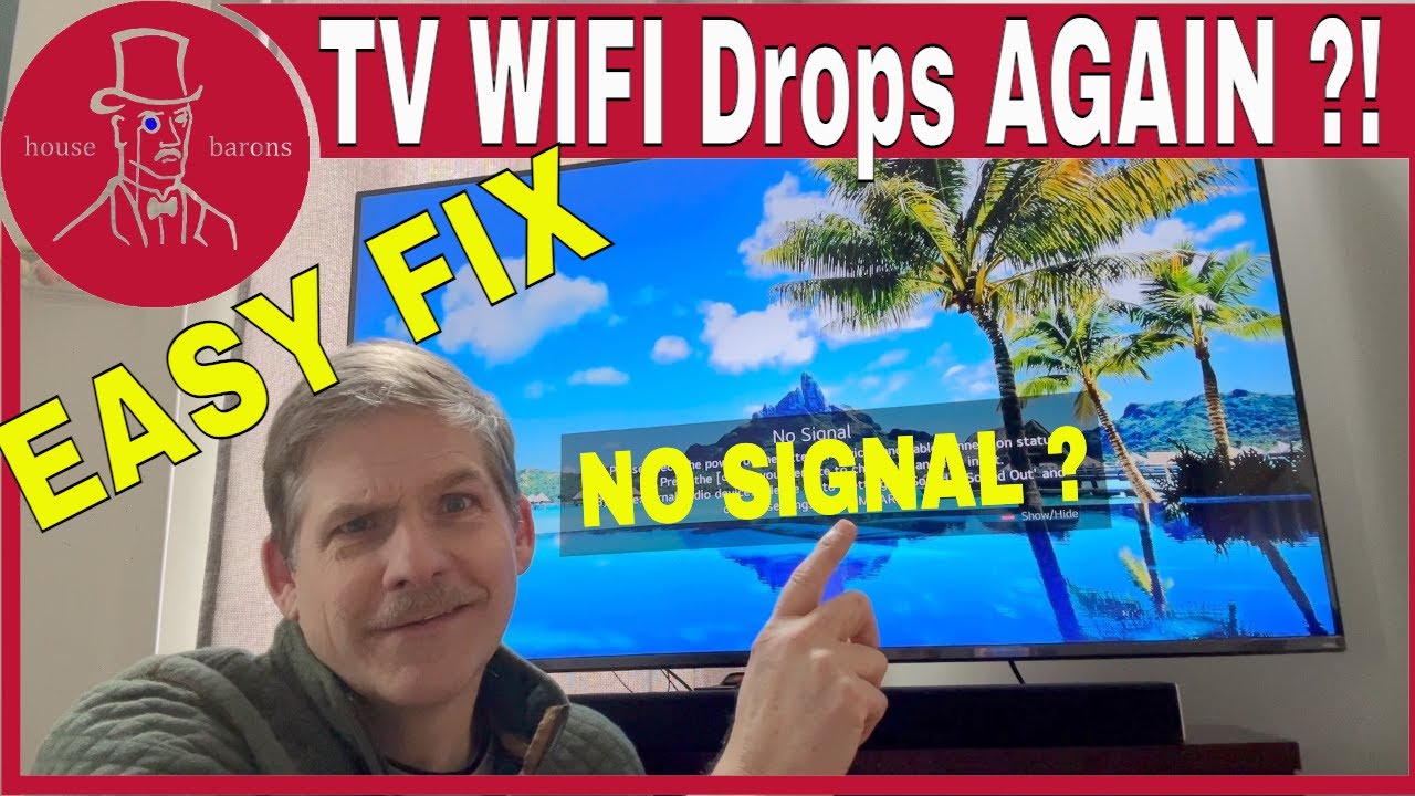 LG TV loses WIFI Connection |  Quick Fix WIFI Signal Dropping Out - EASY