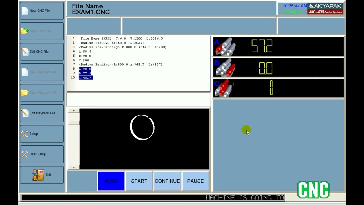 AKYAPAK AK400 CNC CONTROL 2