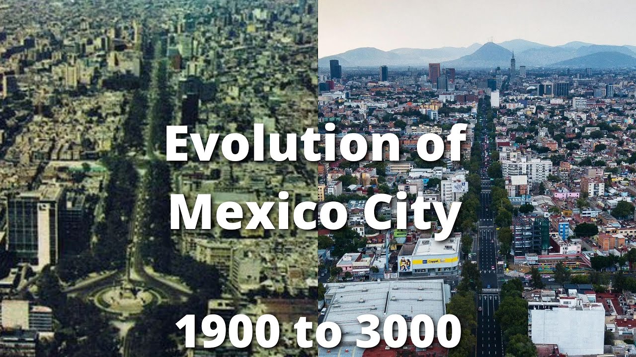 Evolution of Mexico City (1900 to 3000)