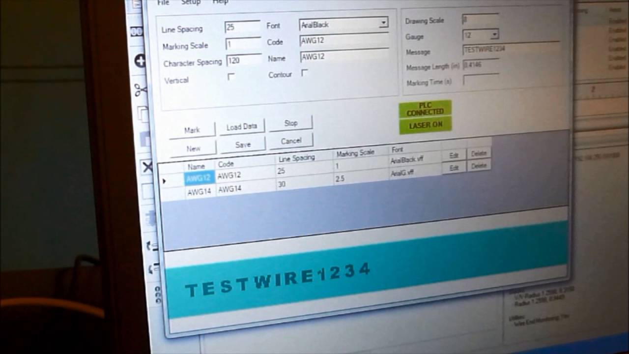 M-100L FG-TT-S Schleuniger Compatible UV Laser Wire Marking System