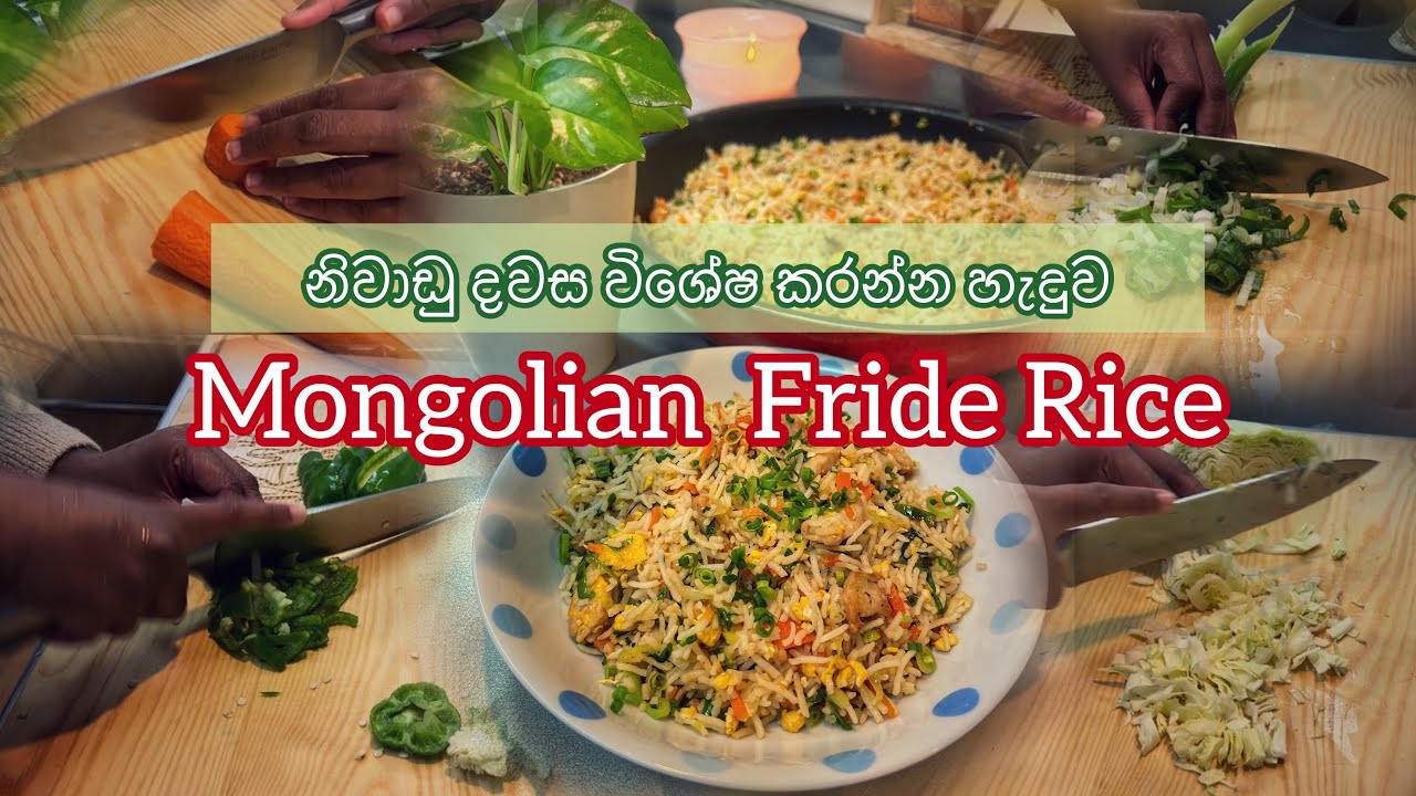 ආදරෙන් උයන්න - නිවාඩු දවස විශේෂ වෙන්න හදපු Mongolian Friderice