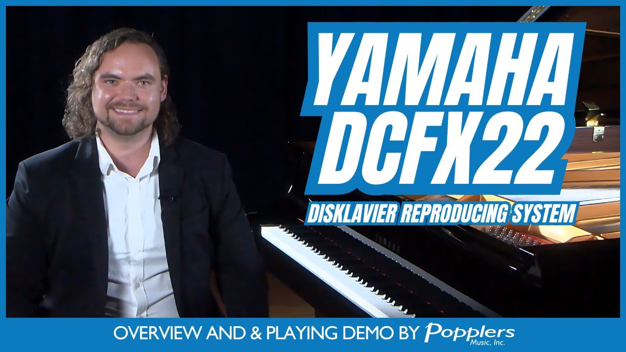 Yamaha DCFX22 - 9' Concert Grand Piano with Disklavier Reproducing System | Popplers Music