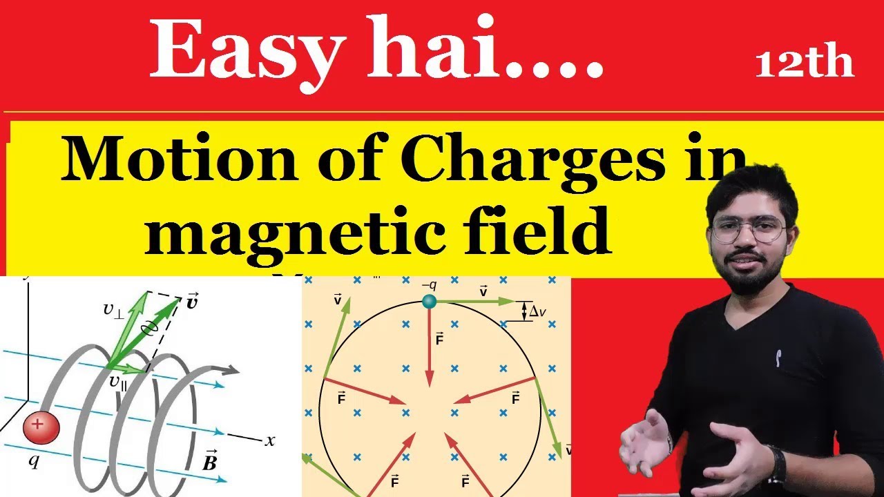 Motion of a charge in magnetic field || Abhishek sahu