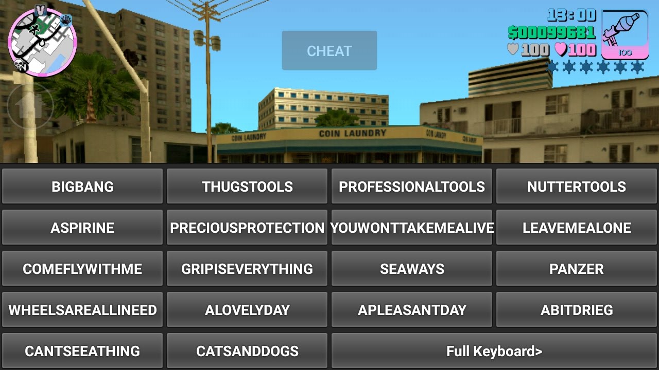 How to use cheats in GTA vice city android [HINDI]
