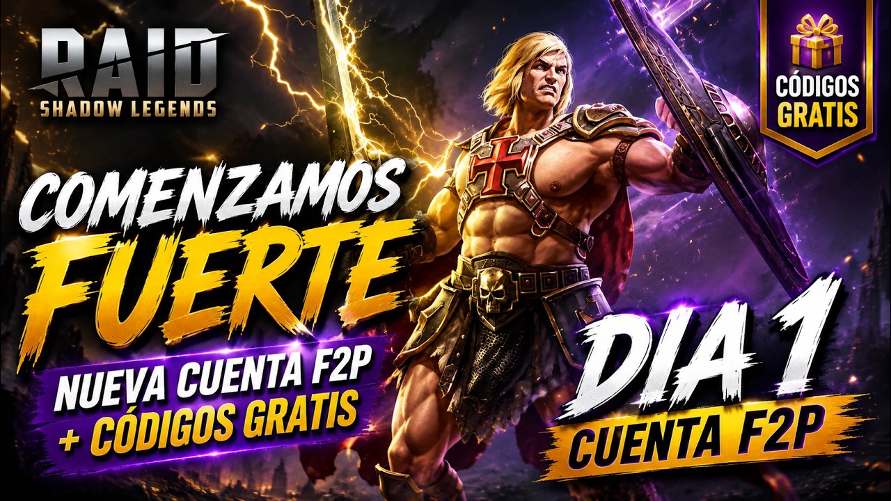 COMENZAMOS FUERTE en RAID SHADOW LEGENDS | Nueva Cuenta F2P + Códigos GRATIS