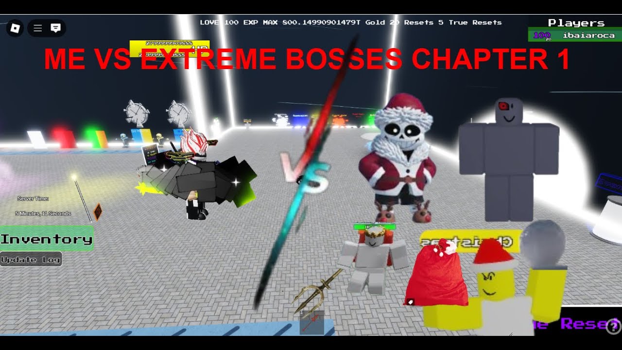 [NORMALLY UTMM GAME] (CHRISTMAS SPECIAL) VoidOX vs Extreme Bosses Chapter 1: SANSTA and MORE.