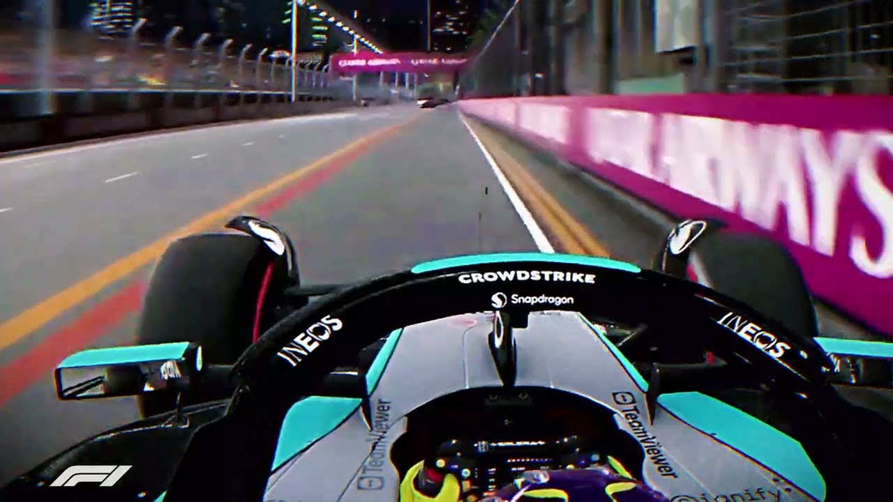 ULTRA REALISTIC F1 25 GAMEPLAY 4K - Lewis Hamilton 100% Race Singapore GP