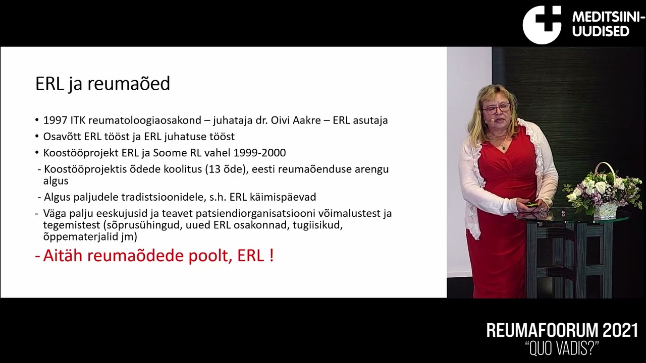 Mis on uut? Reuma&otilde;e iseseisev vastuv&otilde;tt. Katti K&otilde;rve, ITK, reumatoloogiakeskuse &otilde;endusjuht