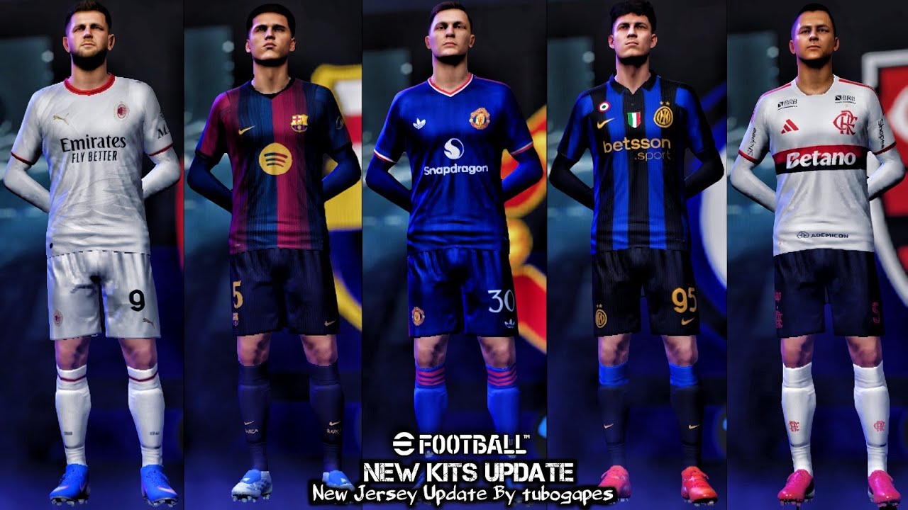 New Kits Update🔥 Jersey Update In eFootball 2026 Mobile