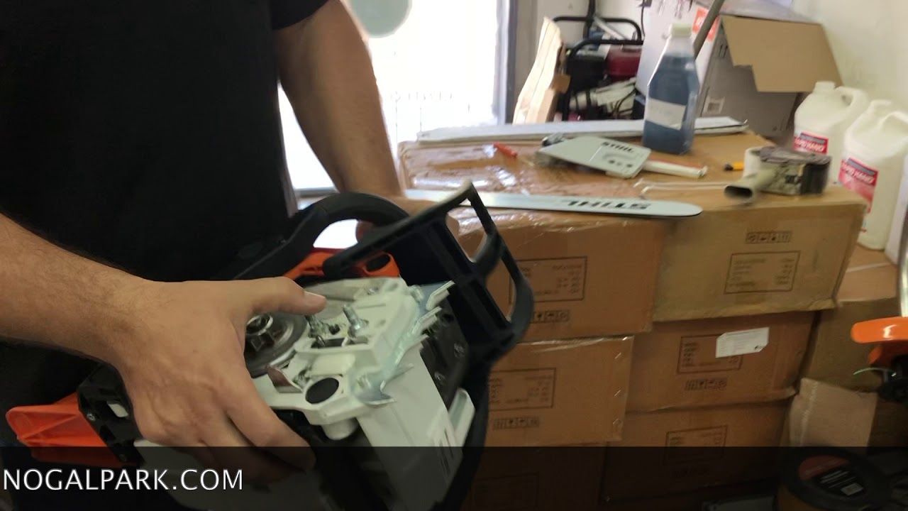Motosierra STIHL MS 310 Tutorial , unboxing y review de la novedad de stihl
