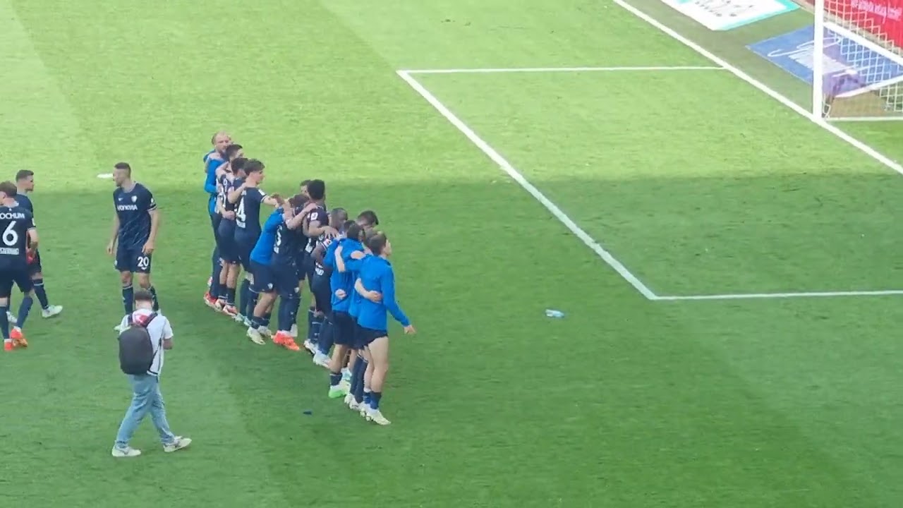 Bundesliga Highlight: Union Berlin - Bochum 3:4. Bochum Fans Feiern Auswärtssieg...