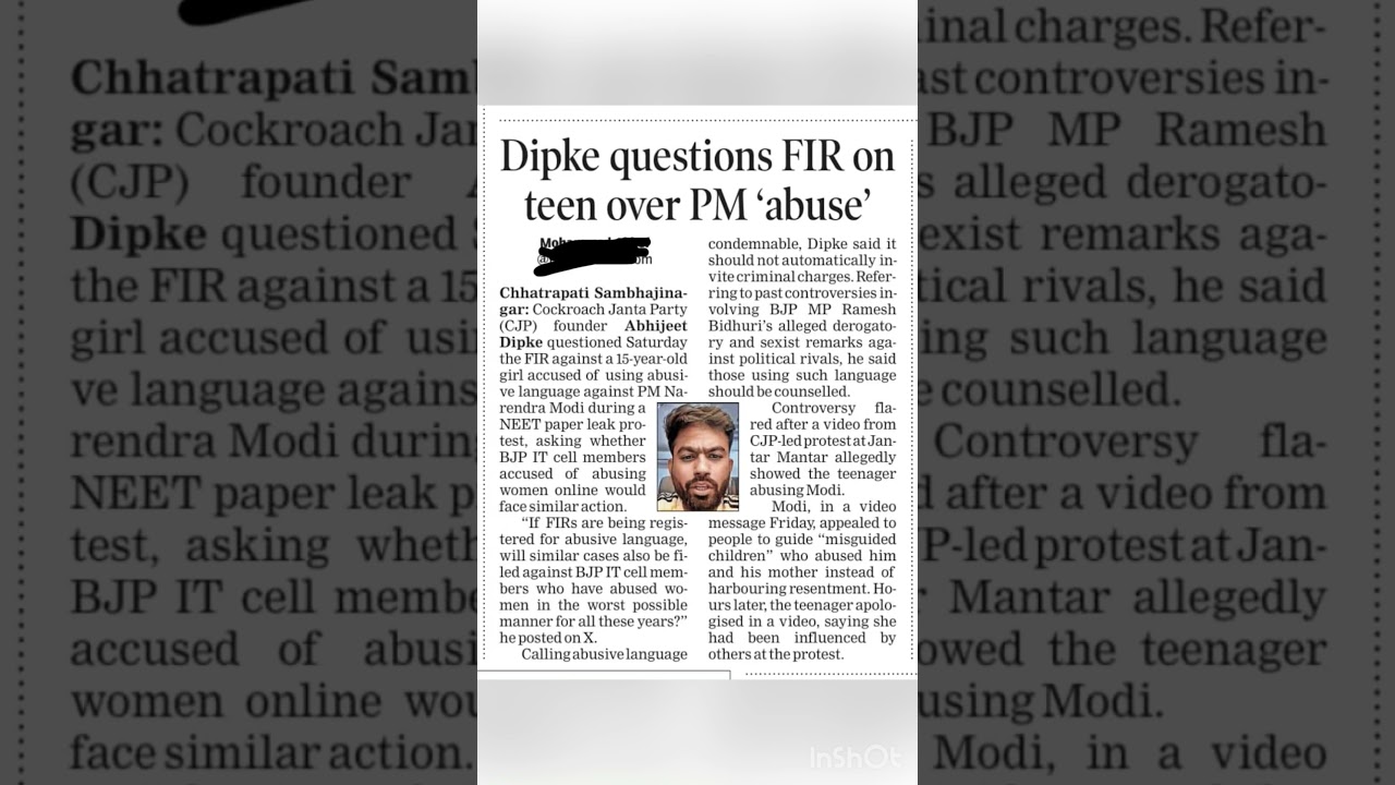 Dipke strikes again #students #FIR #news #modi