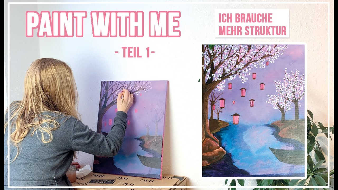 Paint with me - ein neues Kunstwerk entsteht #Japan #Kunst