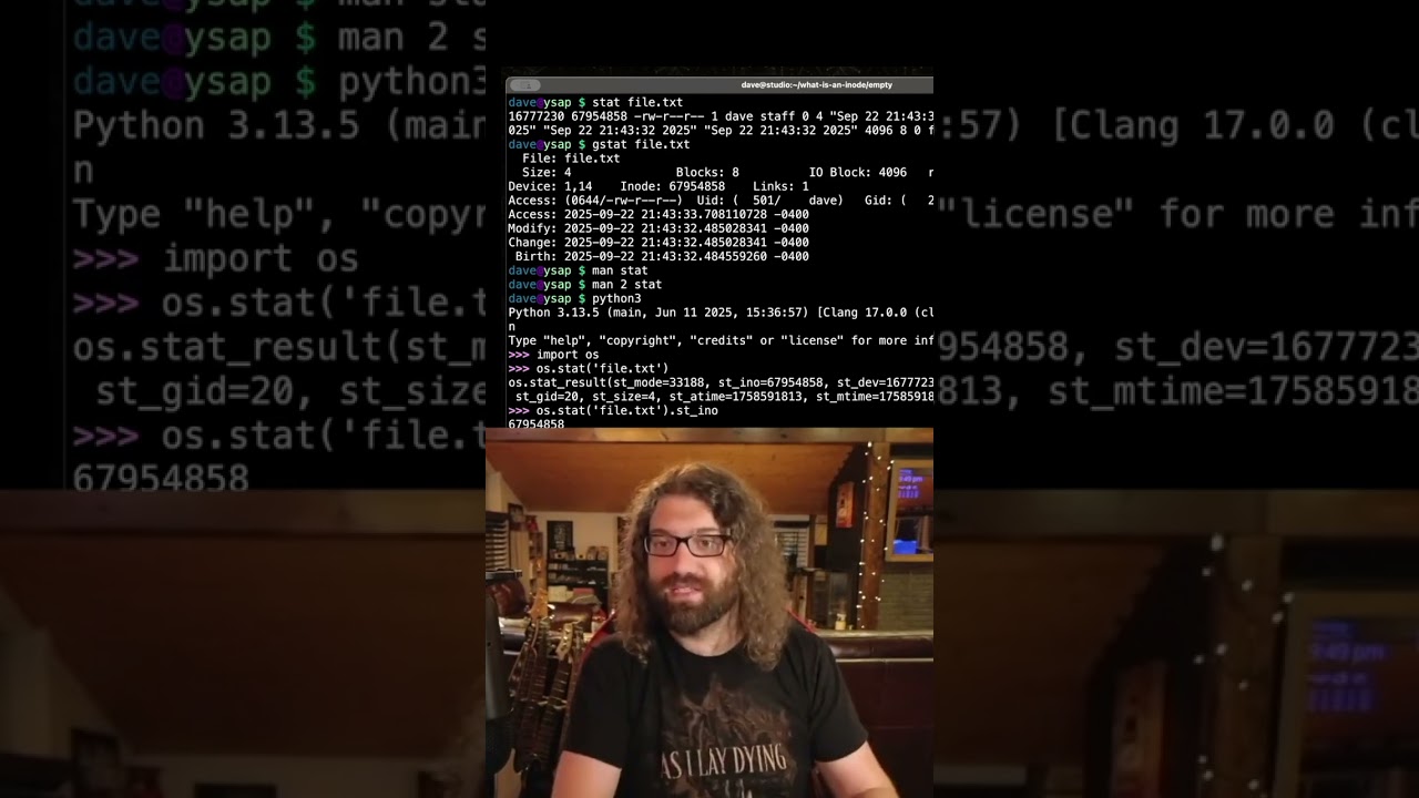 Accessing file metadata in other languages like python and node