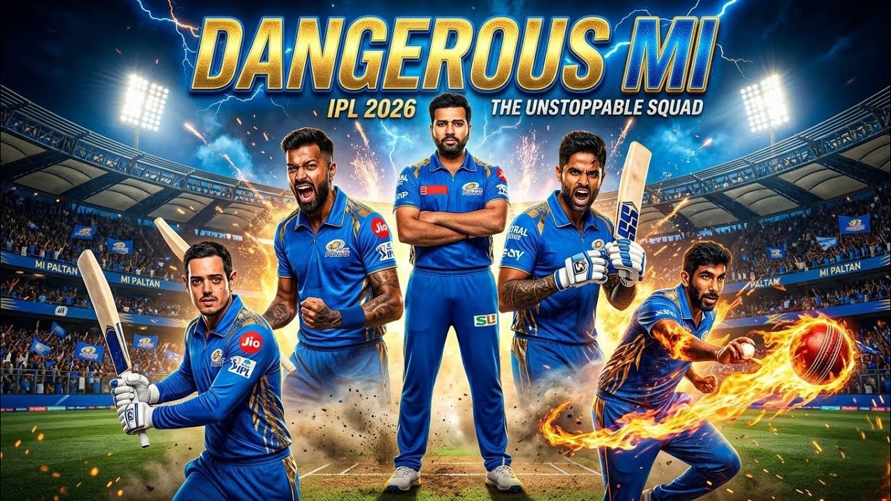 IPL 2026: Rohit-de Kock की जोड़ी से खौफ में टीमें! Mumbai Indians की खतरनाक Playing XI