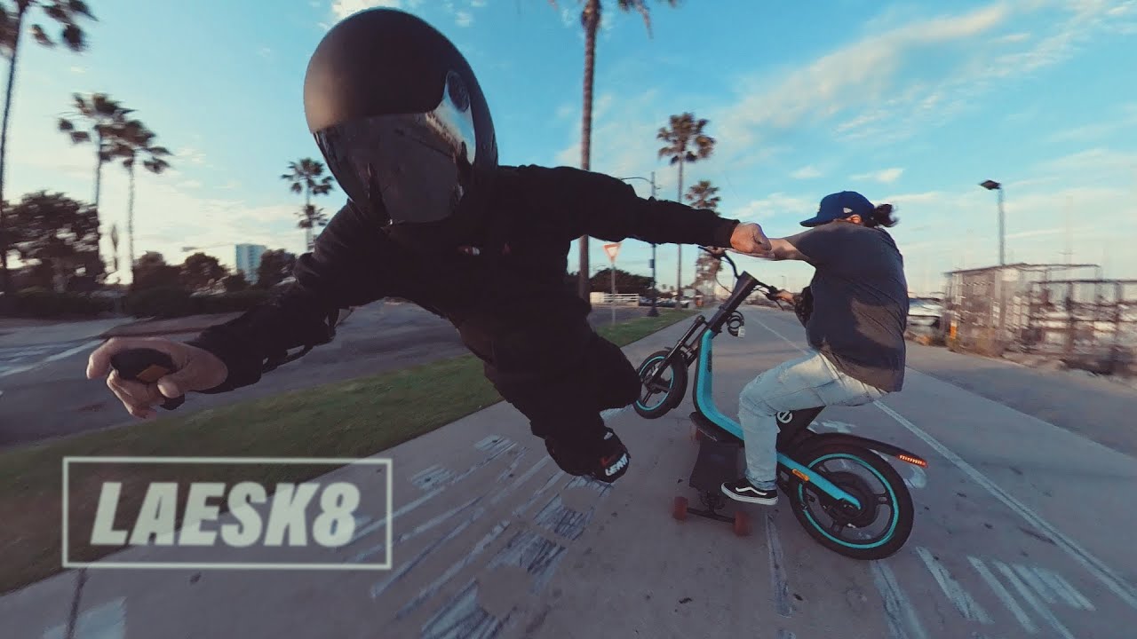 ESK8 accidental crash or attempted assault and mugging?