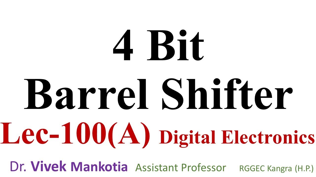 Barrel Shifter Lec-100(A)