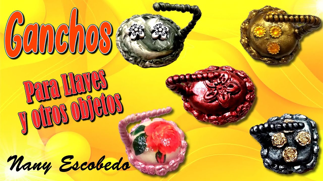 GANCHOS PARA LLAVES Y OTROS OBJETOS