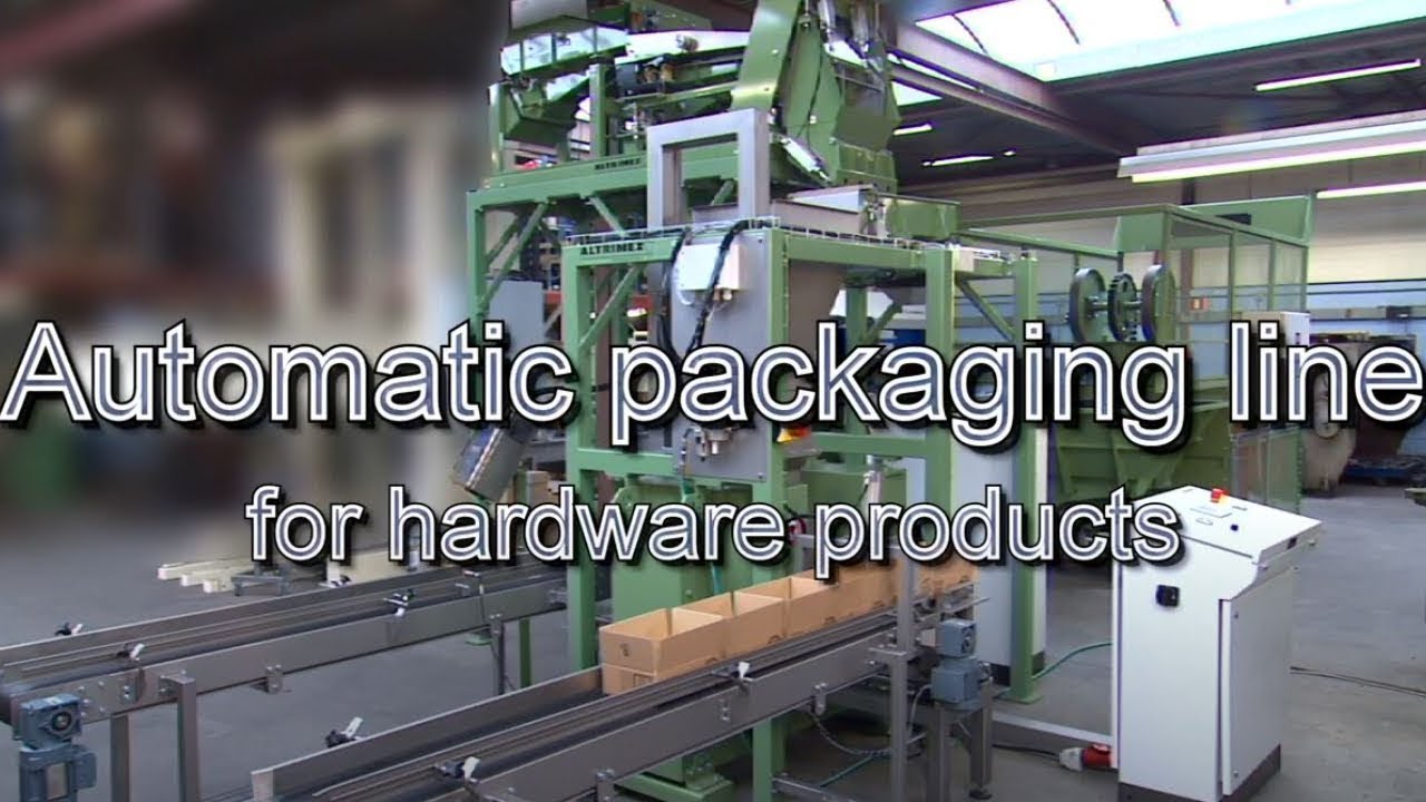 Altrimex | Nail Packaging line with Magnet Orientation |