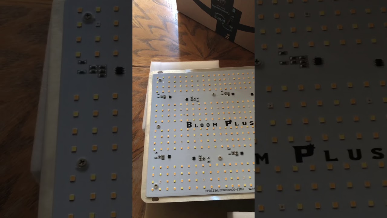 РАСПАКОВКА МОЕЙ НОВОЙ СВЕТОДИОДНОЙ ДОСКОЙ BLOOM PLUS 1000 Вт QUANTUM!!!! Внутреннее органическое садоводство