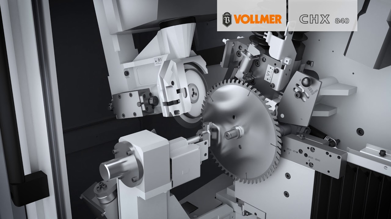 Machine for sharpening circular saws // VOLLMER CHX 840 and CHX 1300