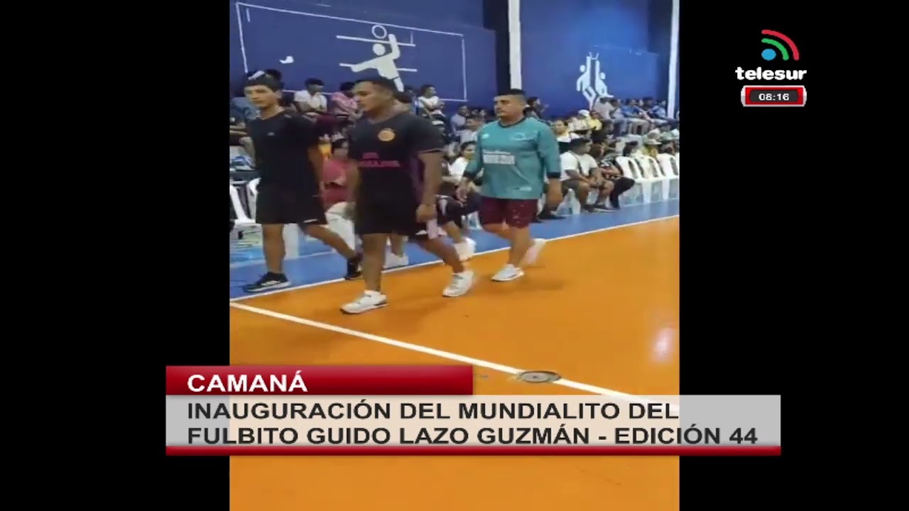 INAUGURACIÓN DEL MUNDIALITO DEL FULBITO GUIDO LAZO GUZMÁN - EDICIÓN 44 2026 - #camana