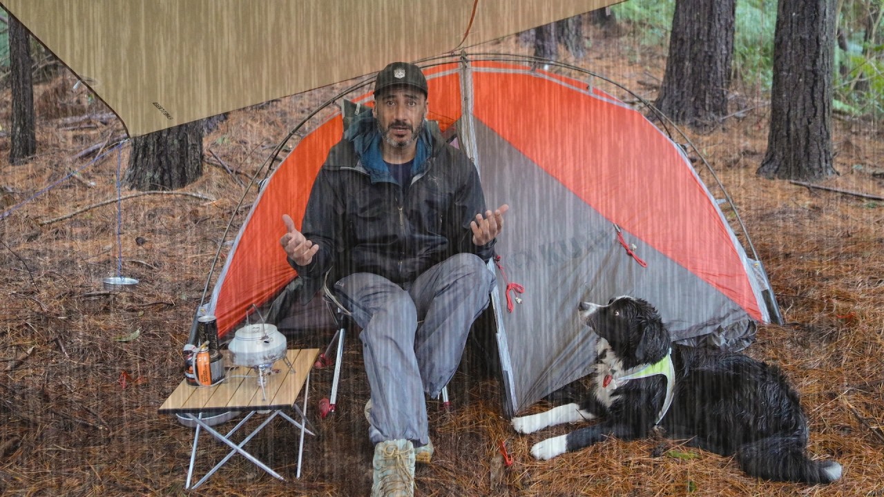 MASSIVE Rain Storm Wild Camp