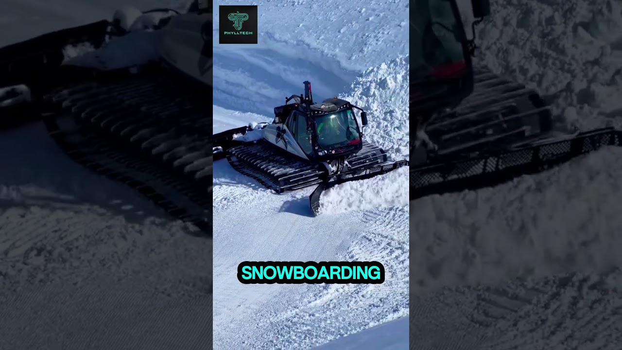 Meet Prinoth&rsquo;s Snow Grooming Machine - Good tools and machinery makes work easy #shorts