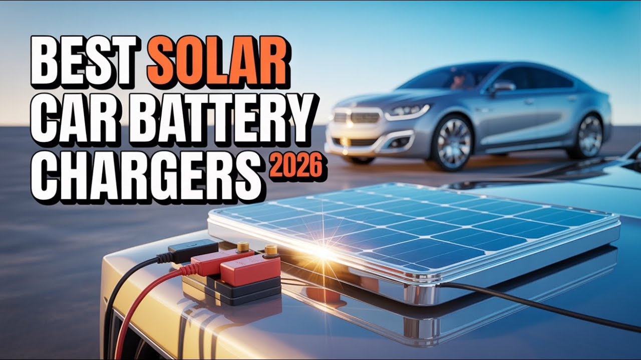 Top 5 Best Solar Car Battery Chargers In 2026⚡ Never Get Stranded Again! 🚗🔋
