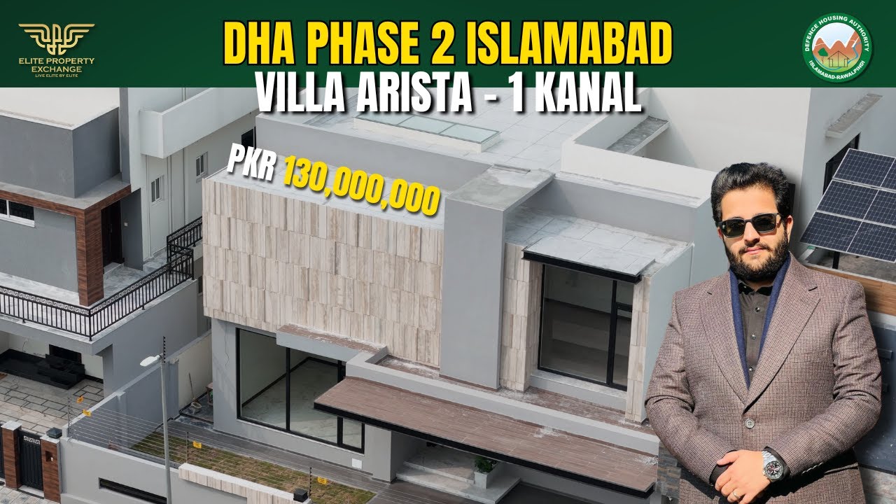 Modern 1 Kanal Designer House For Sale In DHA Phase 2 Islamabad | 3D Marble Elevation #fyp #viral