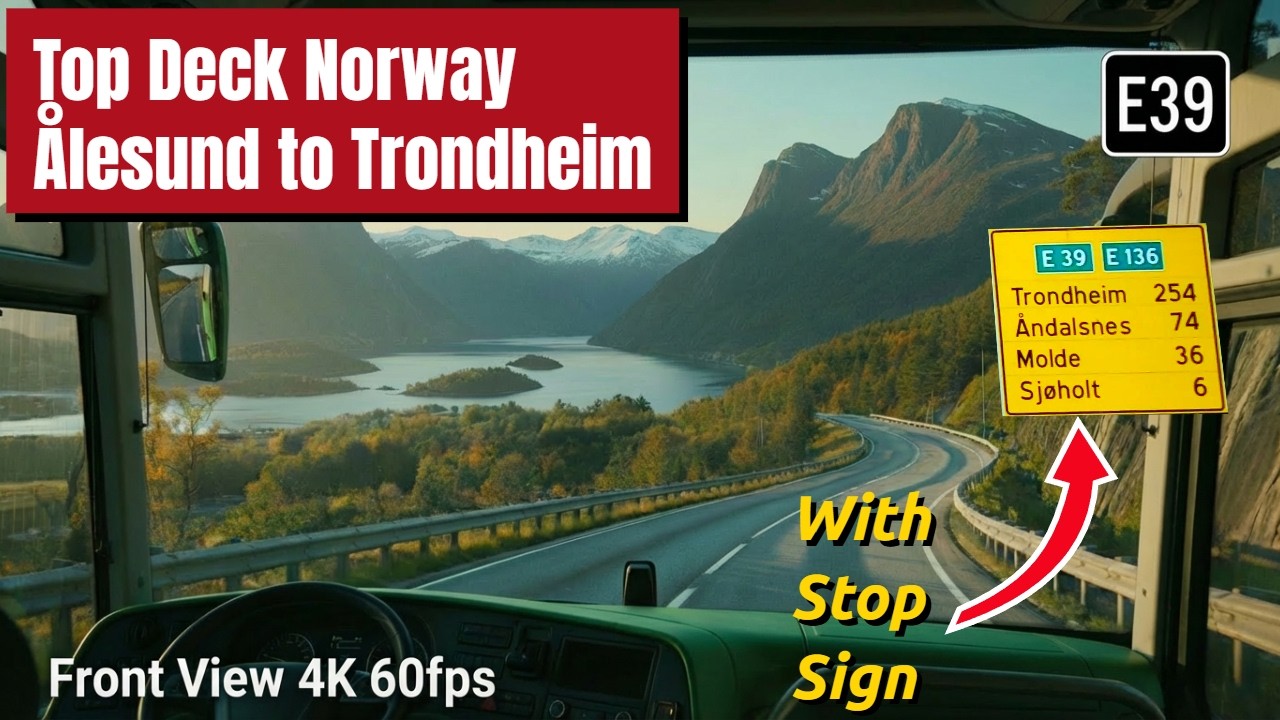 Ålesund to Trondheim by Long Distance Bus