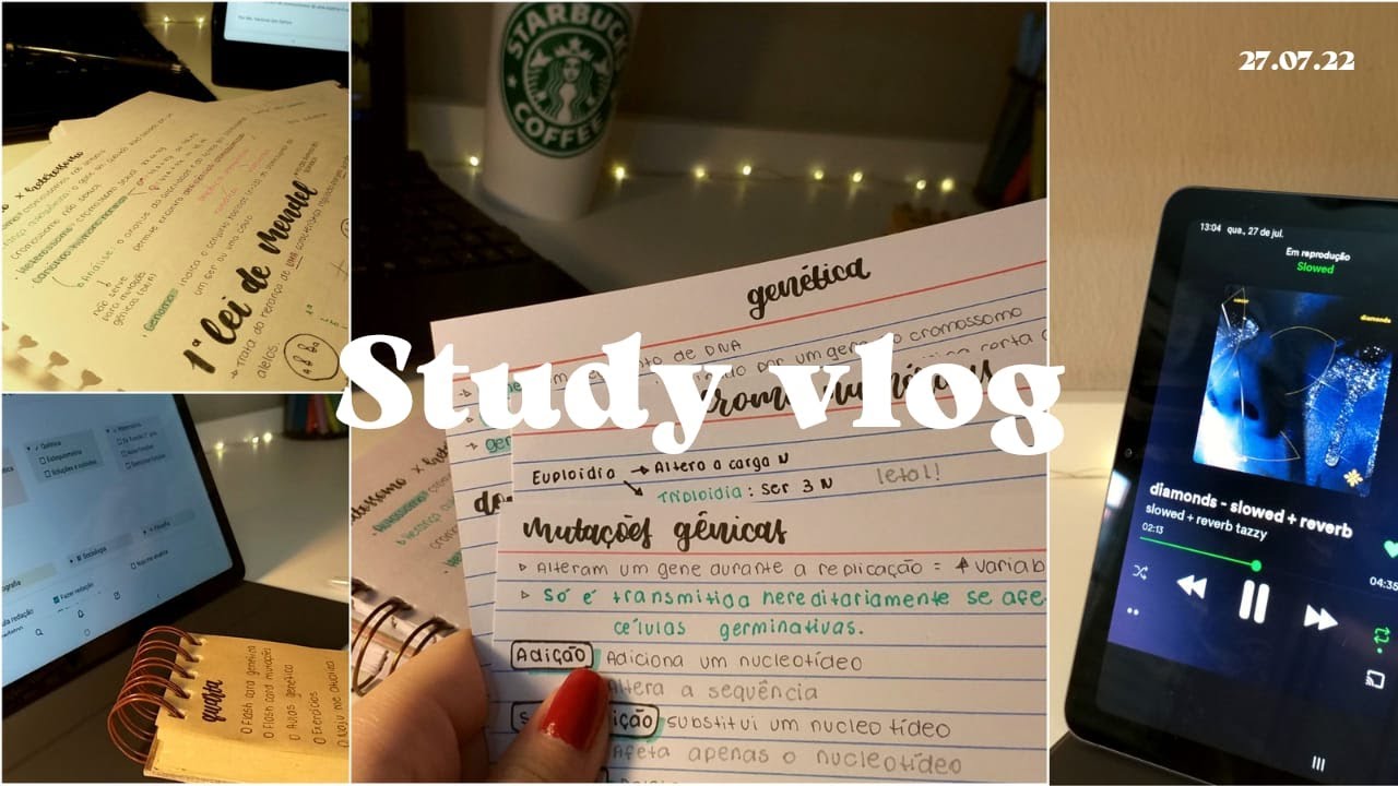 STUDY VLOG: UMA MANHÃ PRODUTIVA + COMO FAÇO MEUS RESUMOS