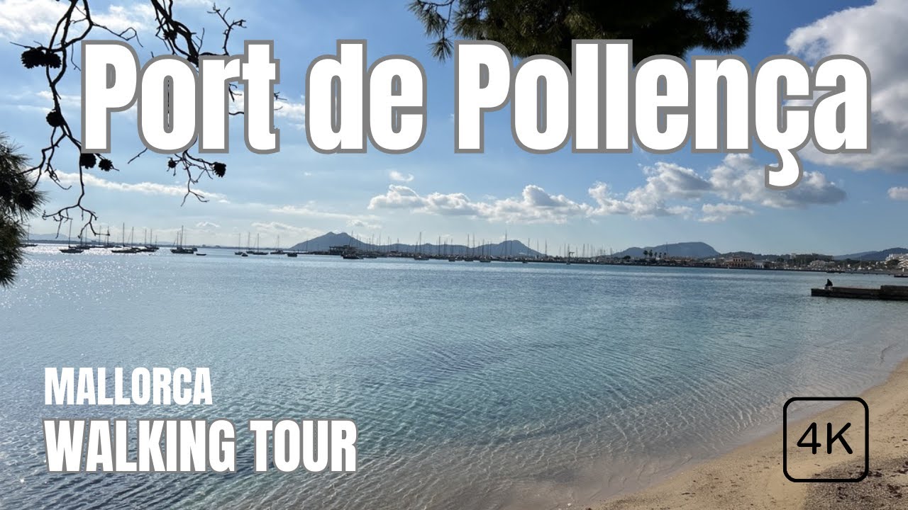 PORT DE POLLENCA, Mallorca | POV Walking Tour 4K | Restaurants & Beach Vibes Before the 2025
