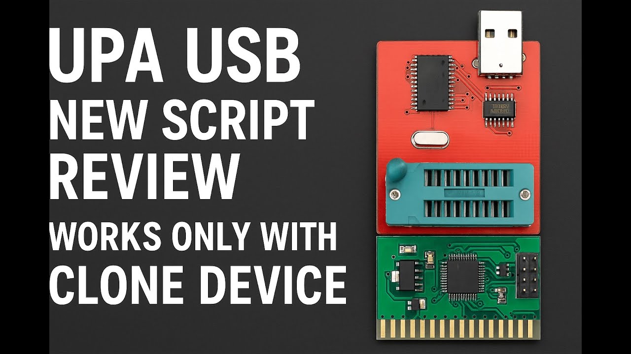 UPA USB &ndash; New Script Review | Works Only with Clone Device